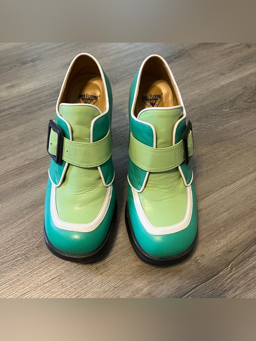 John Fluevog Mini Lolly Green size 8.5 good for street size 8 - Picture 11 of 12